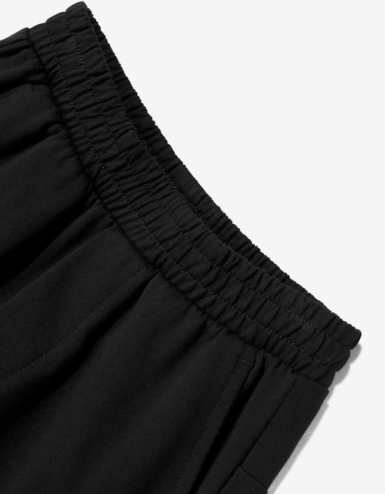 Boys Logo Cargo Trousers in Black