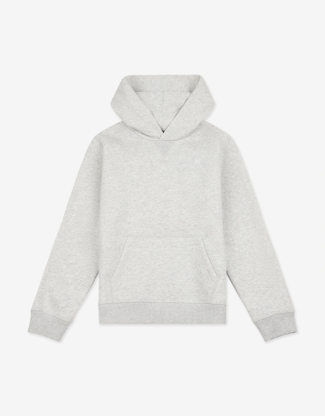 Boys French Terry Small Logo Hoodie in Grey, 5 of 4