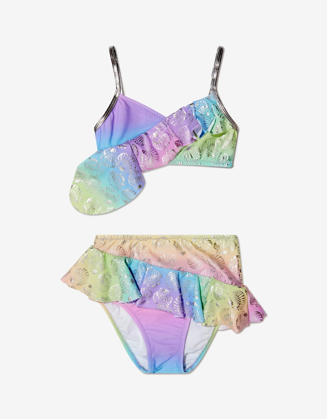 Girls Gig Rainbow Bikini in Multicolour, 5 of 4
