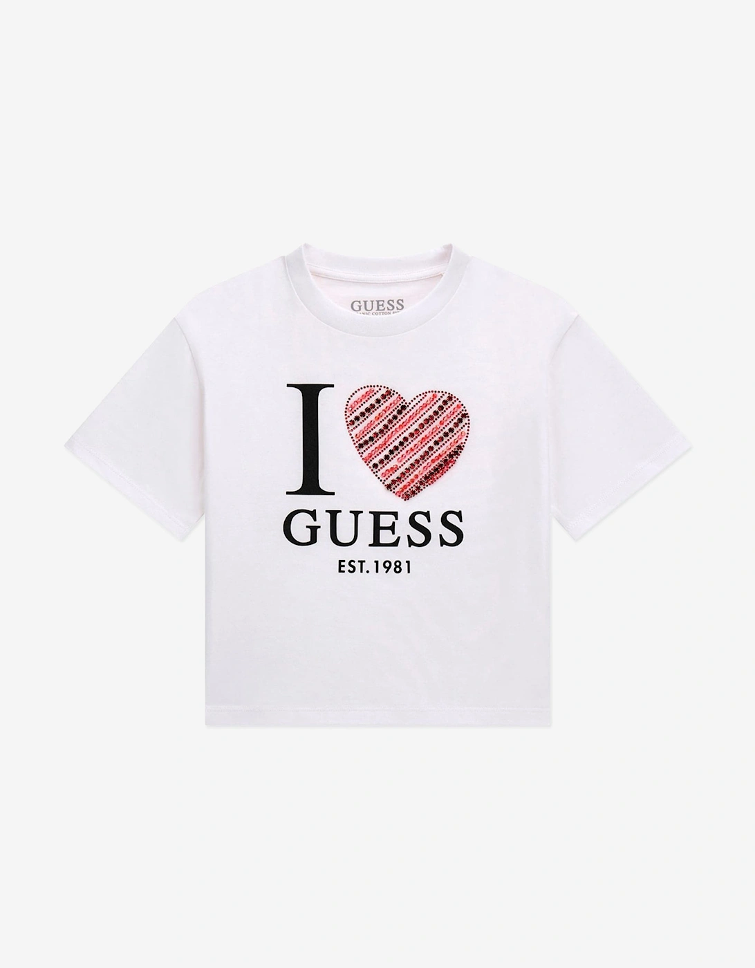 Girls Slogan T-Shirt in White, 5 of 4