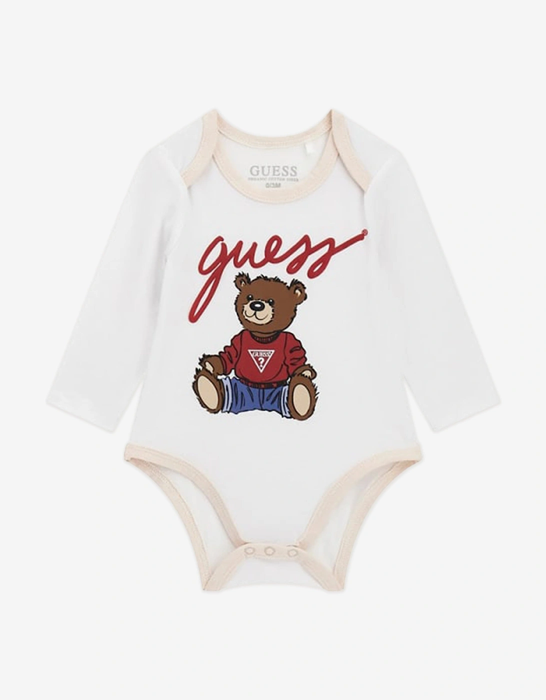 Baby Teddy Bear Tracksuit Set in Beige