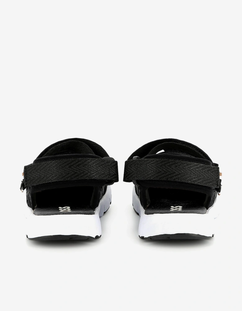 BOSS Boys Velcro Strap Sandals in Black