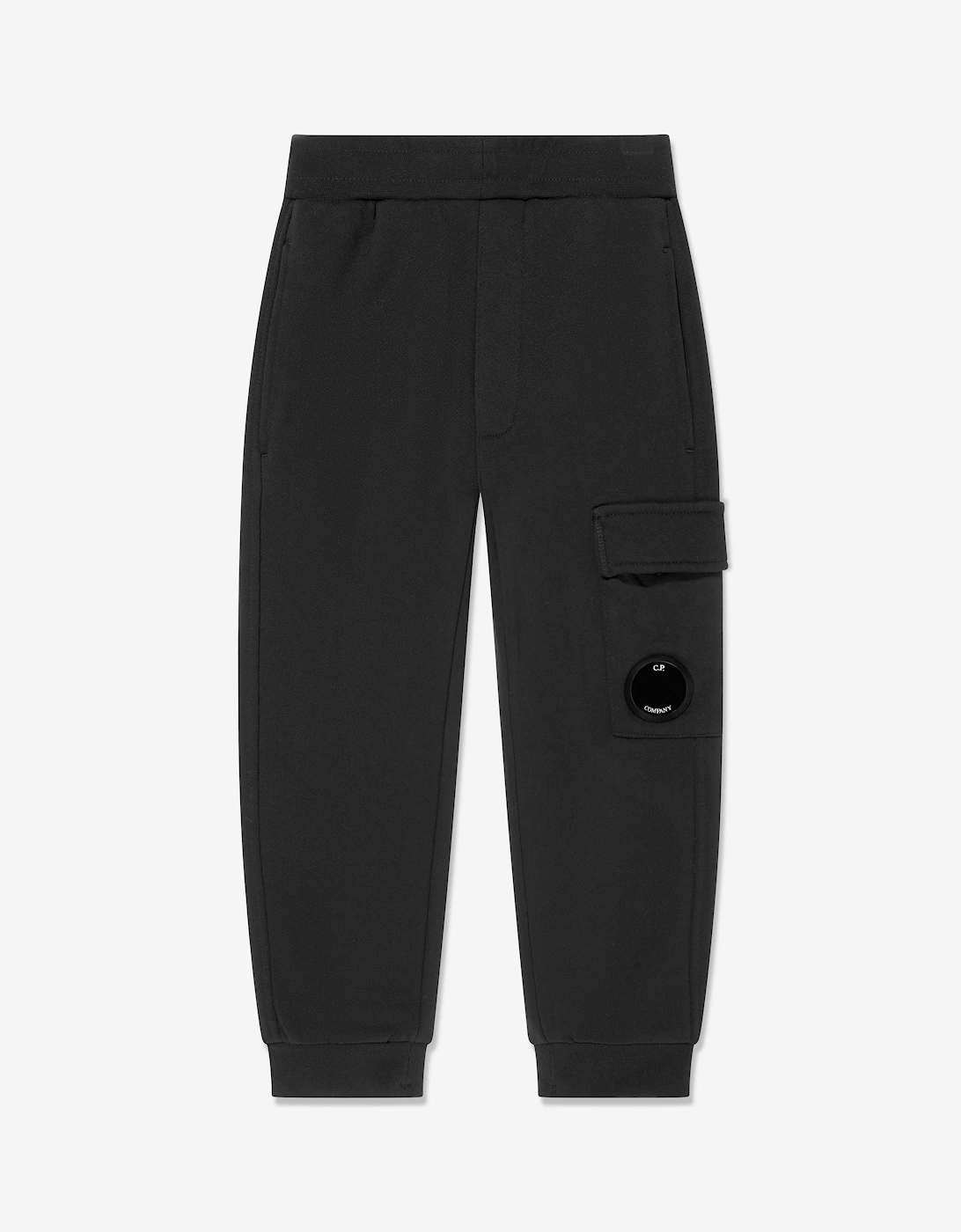 C.P. Company Boys Cargo Lens Joggers in Black, 5 of 4