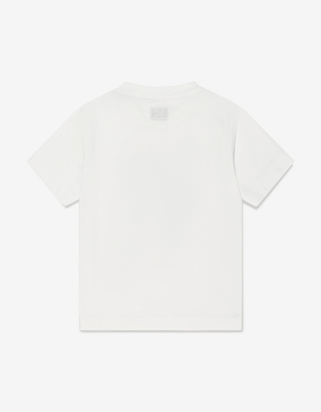 C.P. Company Boys Logo T-Shirt in Ivory