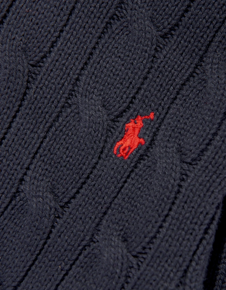 Boys Half Zip Jumper in Navy