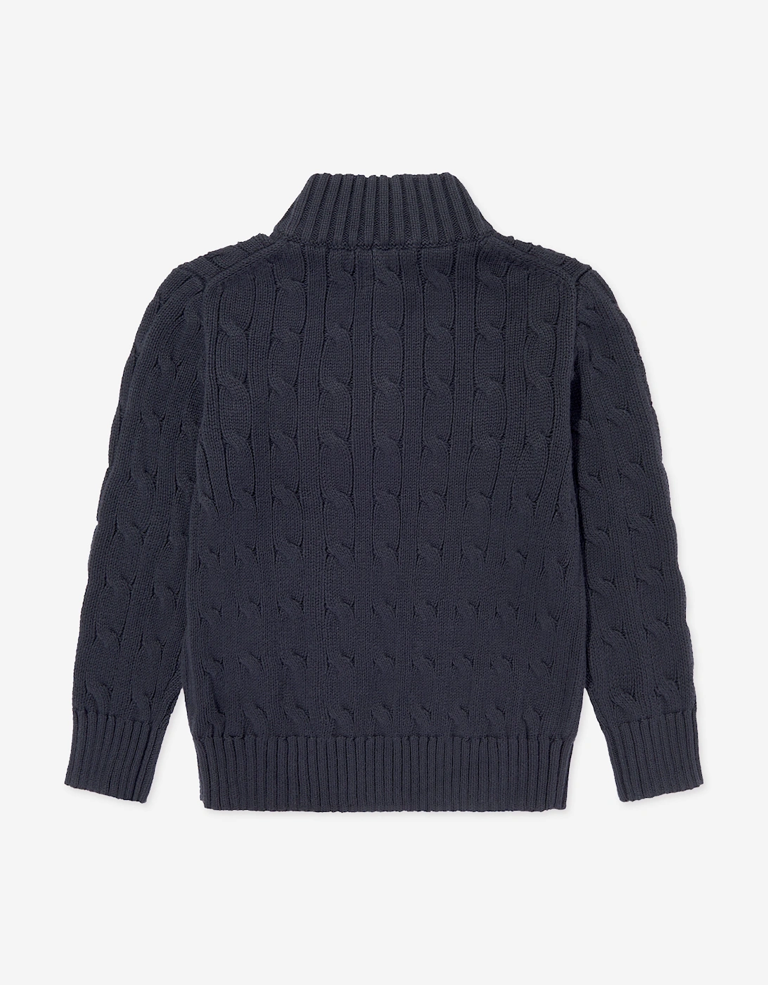 Boys Half Zip Jumper in Navy