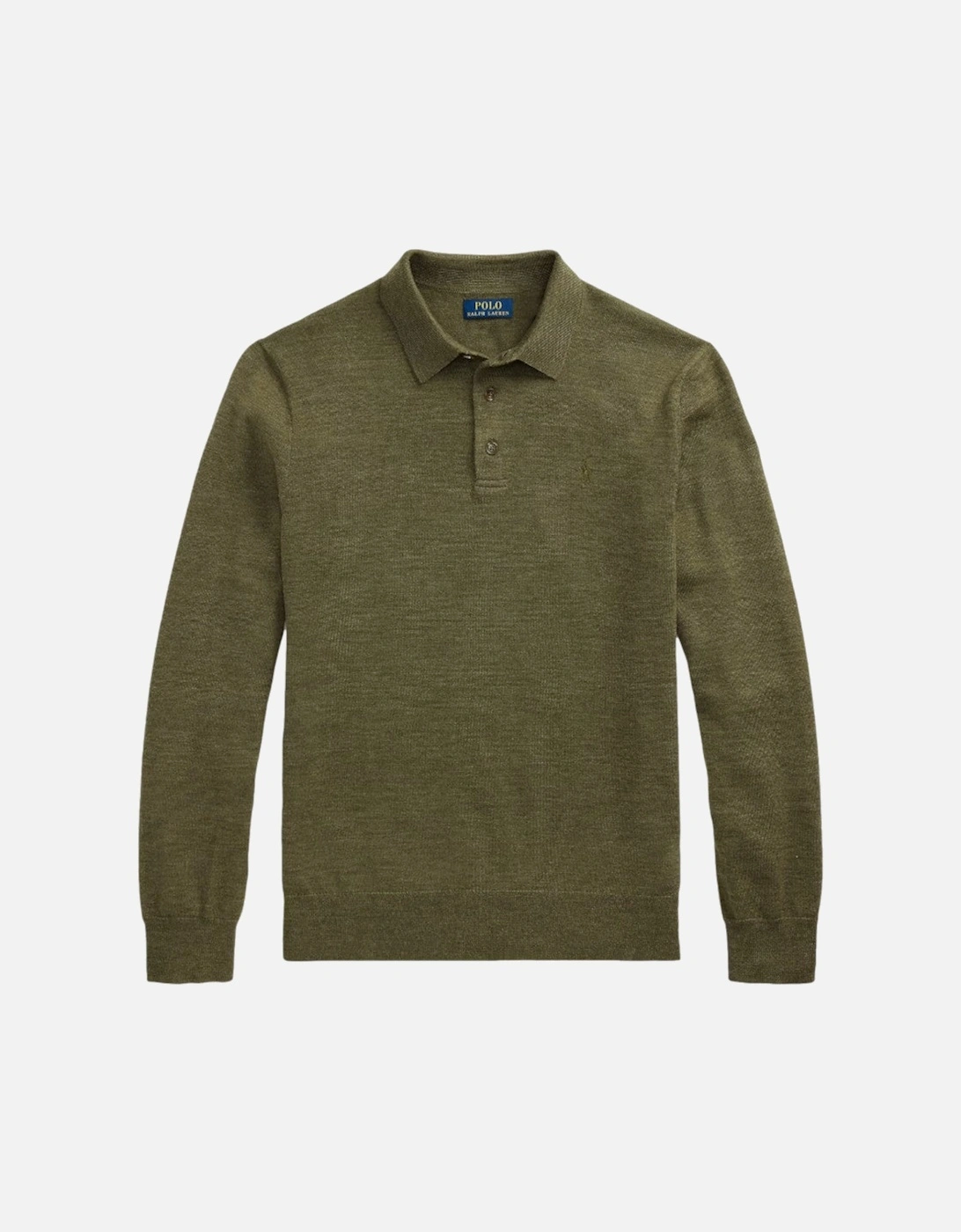 Merino Wool Sweater 005 Cargo Olive Heather, 5 of 4