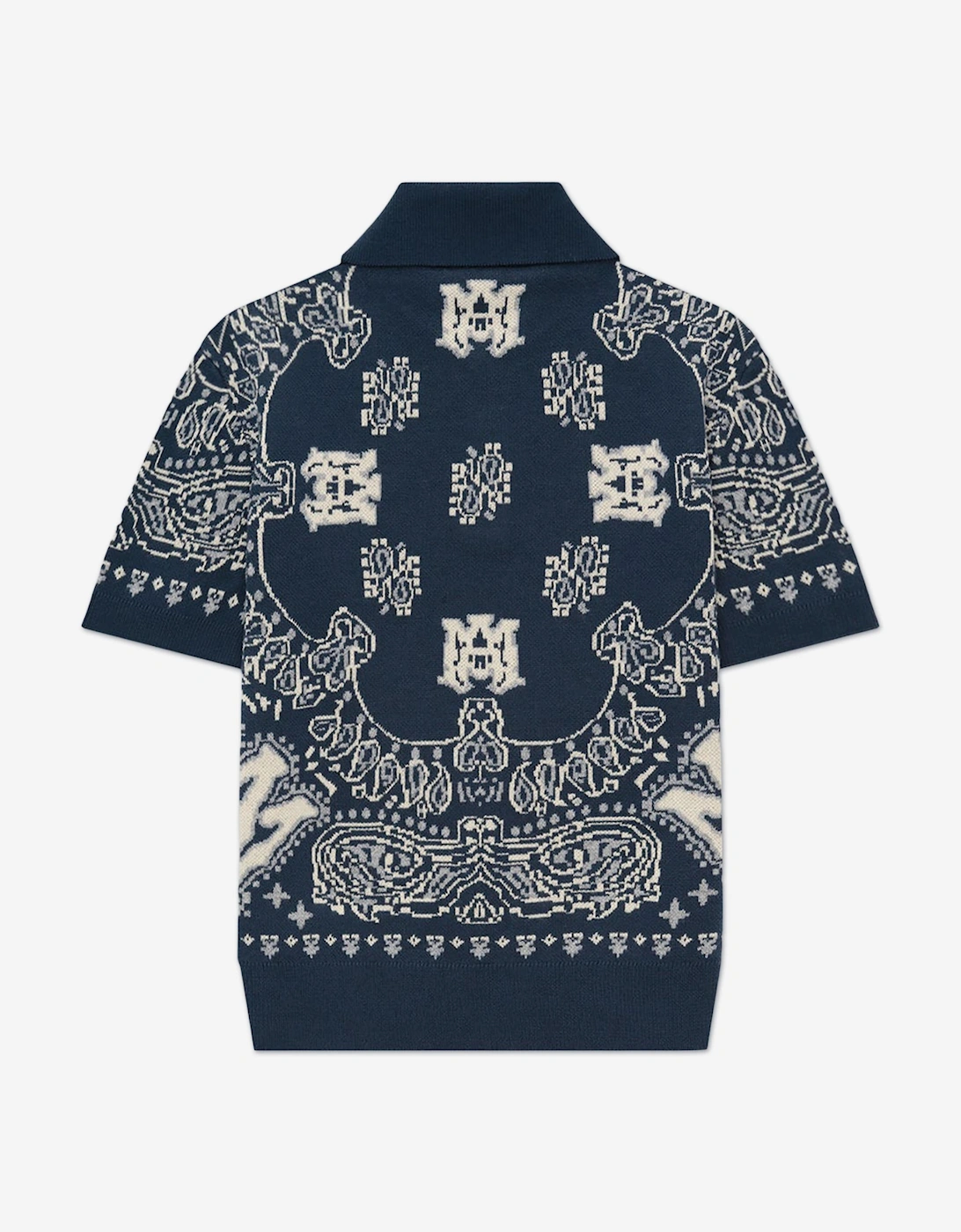 Boys Bandana Polo Shirt in Navy