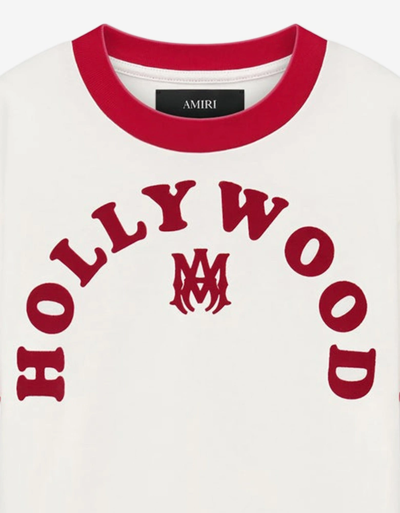 Kids Hollywood Ringer T-Shirt in Ivory