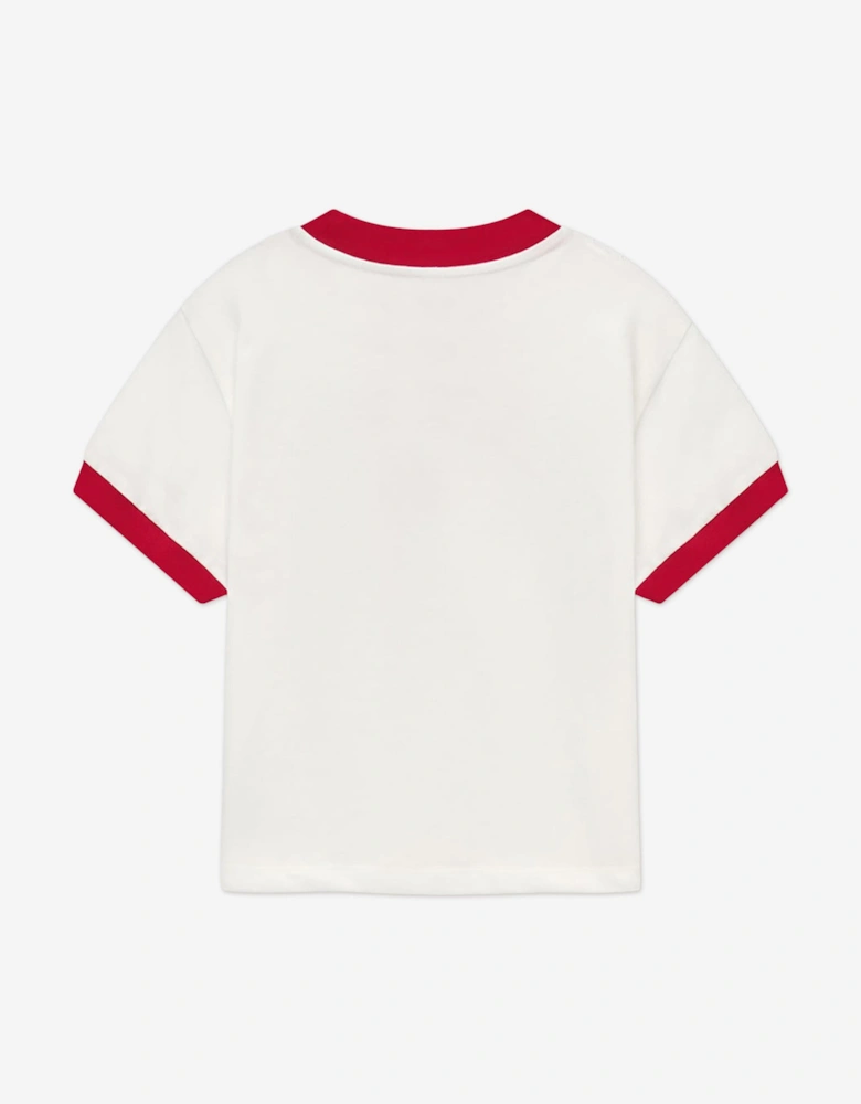 Kids Hollywood Ringer T-Shirt in Ivory