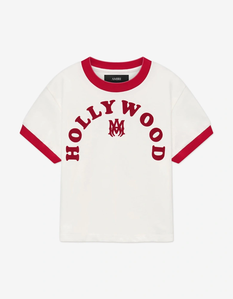 Kids Hollywood Ringer T-Shirt in Ivory