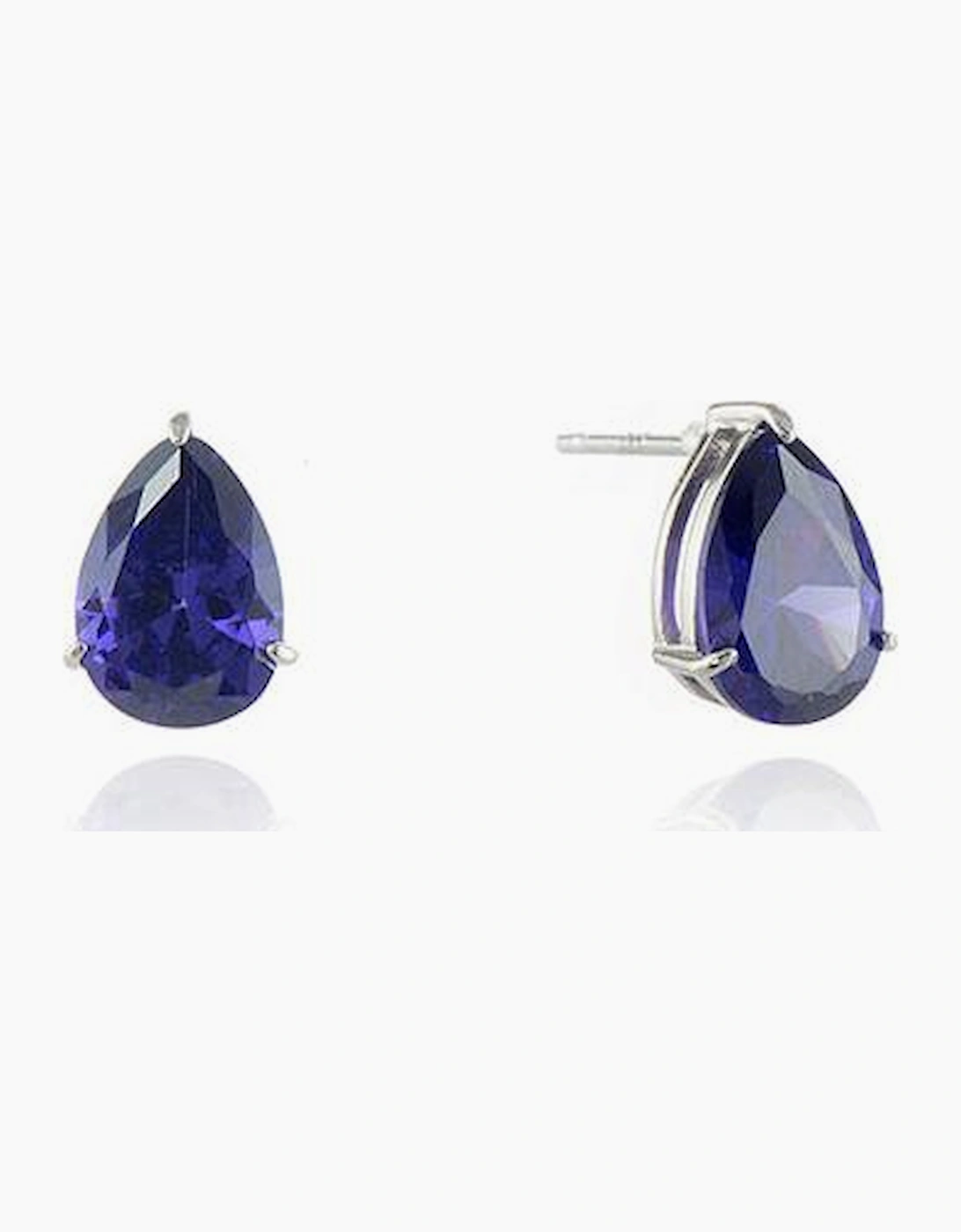 Women's Cachet London Oliana Tanzanite Earrings - Silver/Silver/Blue/Blue