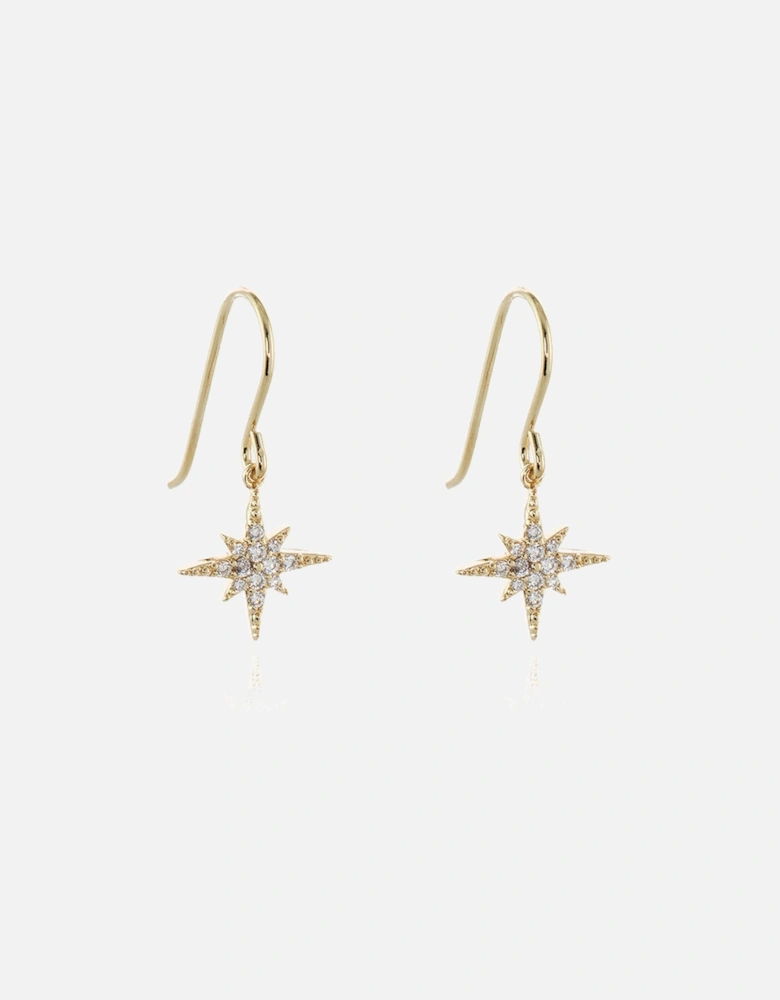 North Star Gold French Wire Earrings