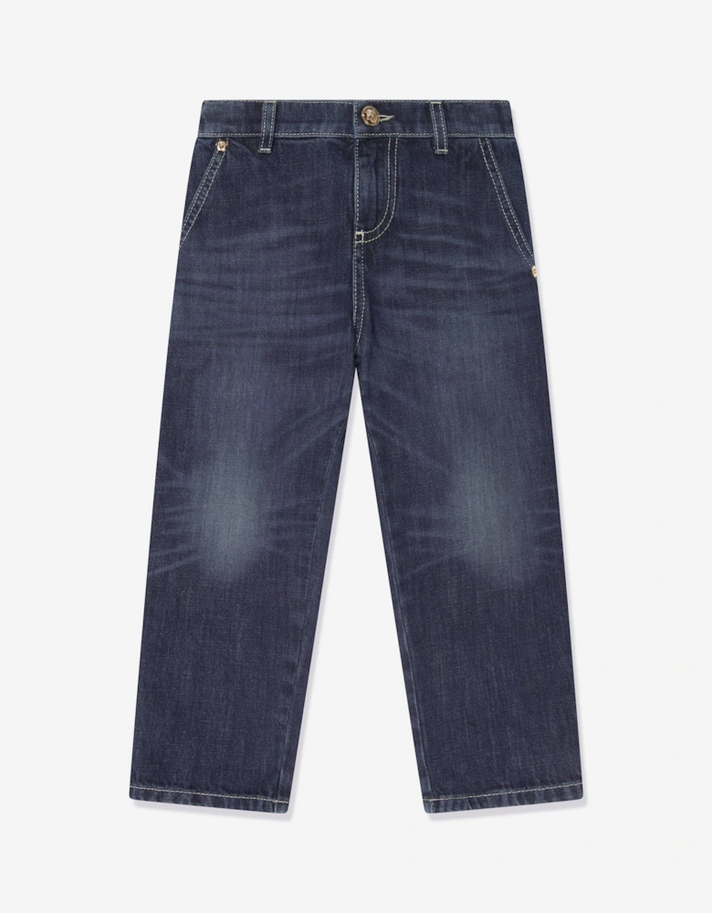 Boys Slim Fit Jeans in Blue
