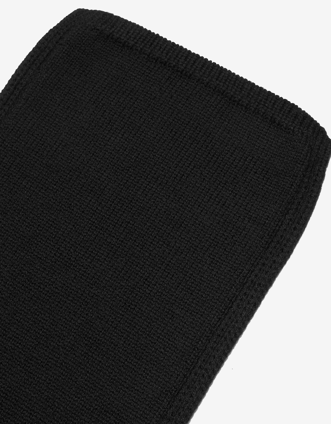 Kids Patch Logo Scarf in Black