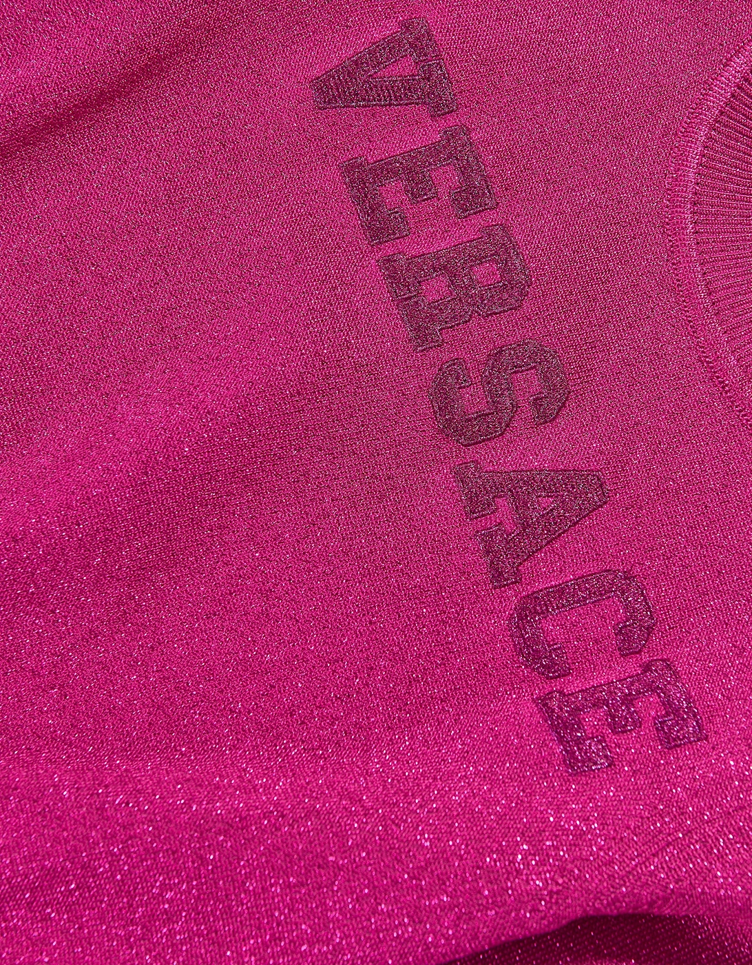 Girls Logo Knitted Sweater in Pink