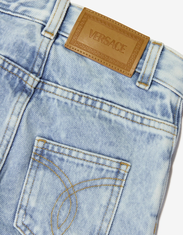 Girls Slim Fit Jeans in Blue