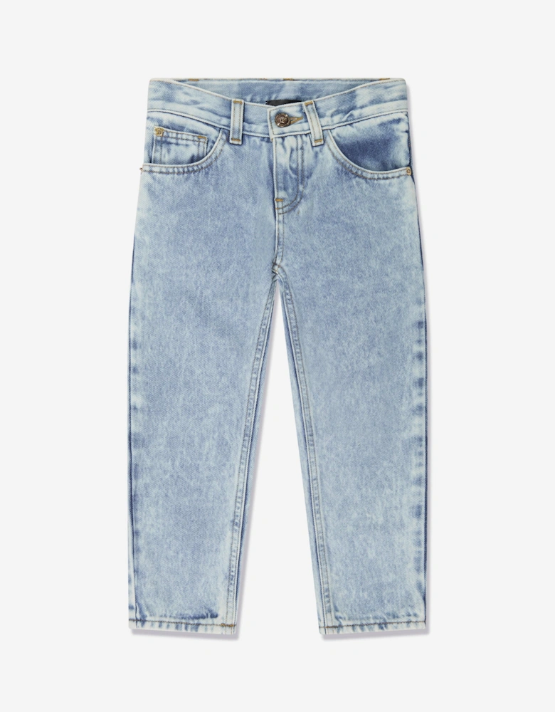 Girls Slim Fit Jeans in Blue