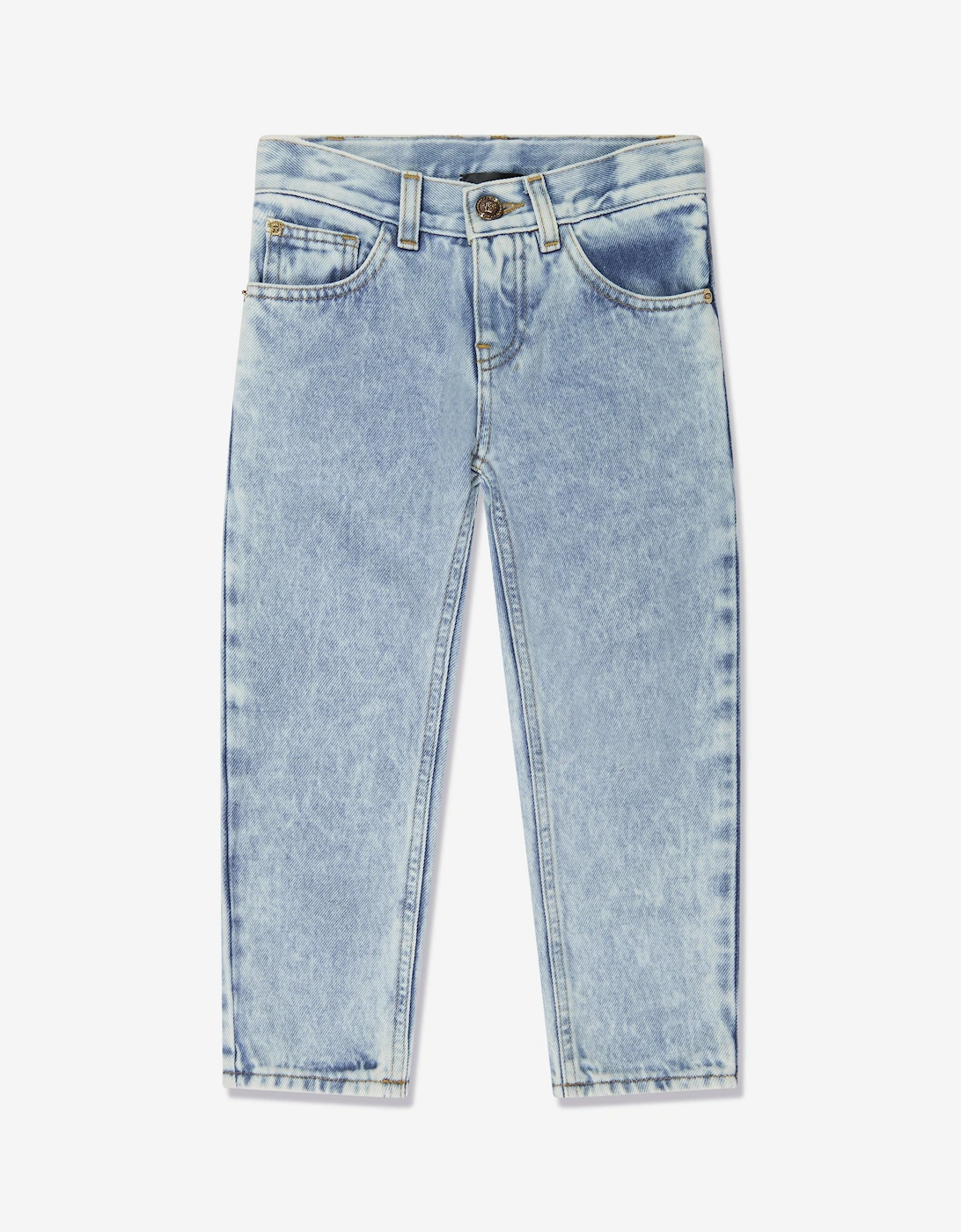 Girls Slim Fit Jeans in Blue, 5 of 4
