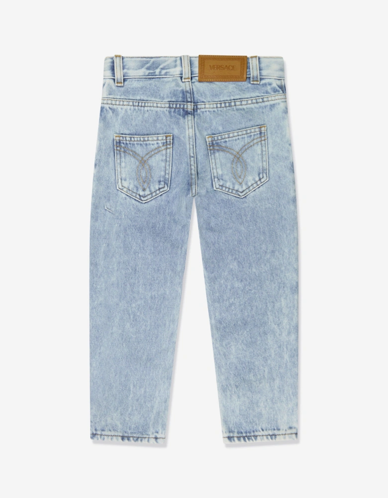 Girls Slim Fit Jeans in Blue