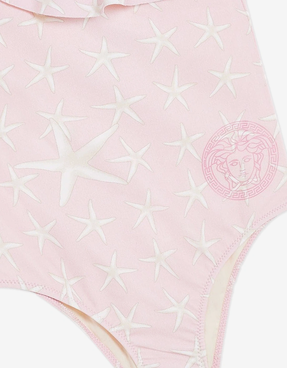 Girls Starfish Logo Swimsuit in Pink