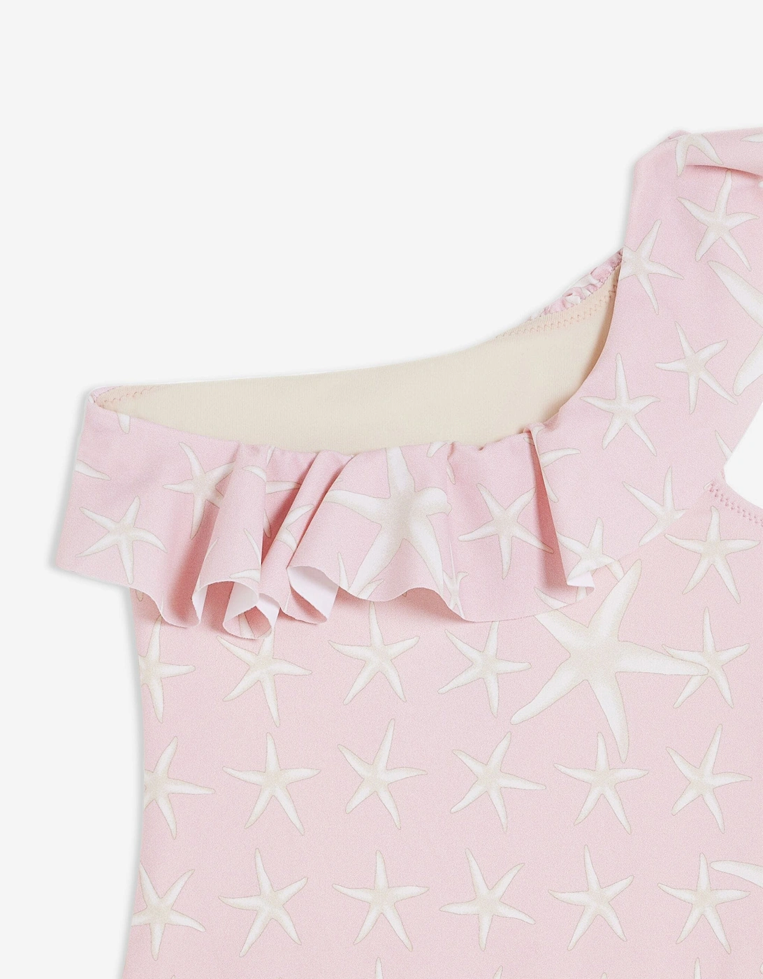 Girls Starfish Logo Swimsuit in Pink
