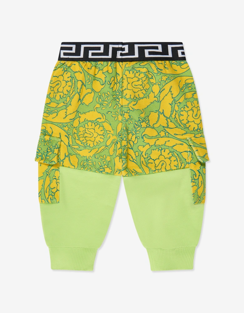 Baby Boys Barocco Joggers in Green