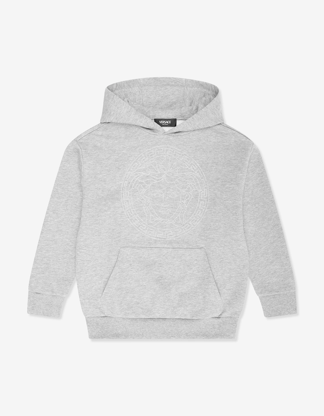 Kids Medusa Logo Hoodie in Grey, 5 of 4