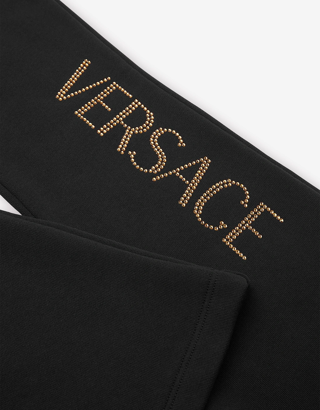 Girls Flared Logo Joggers in Black