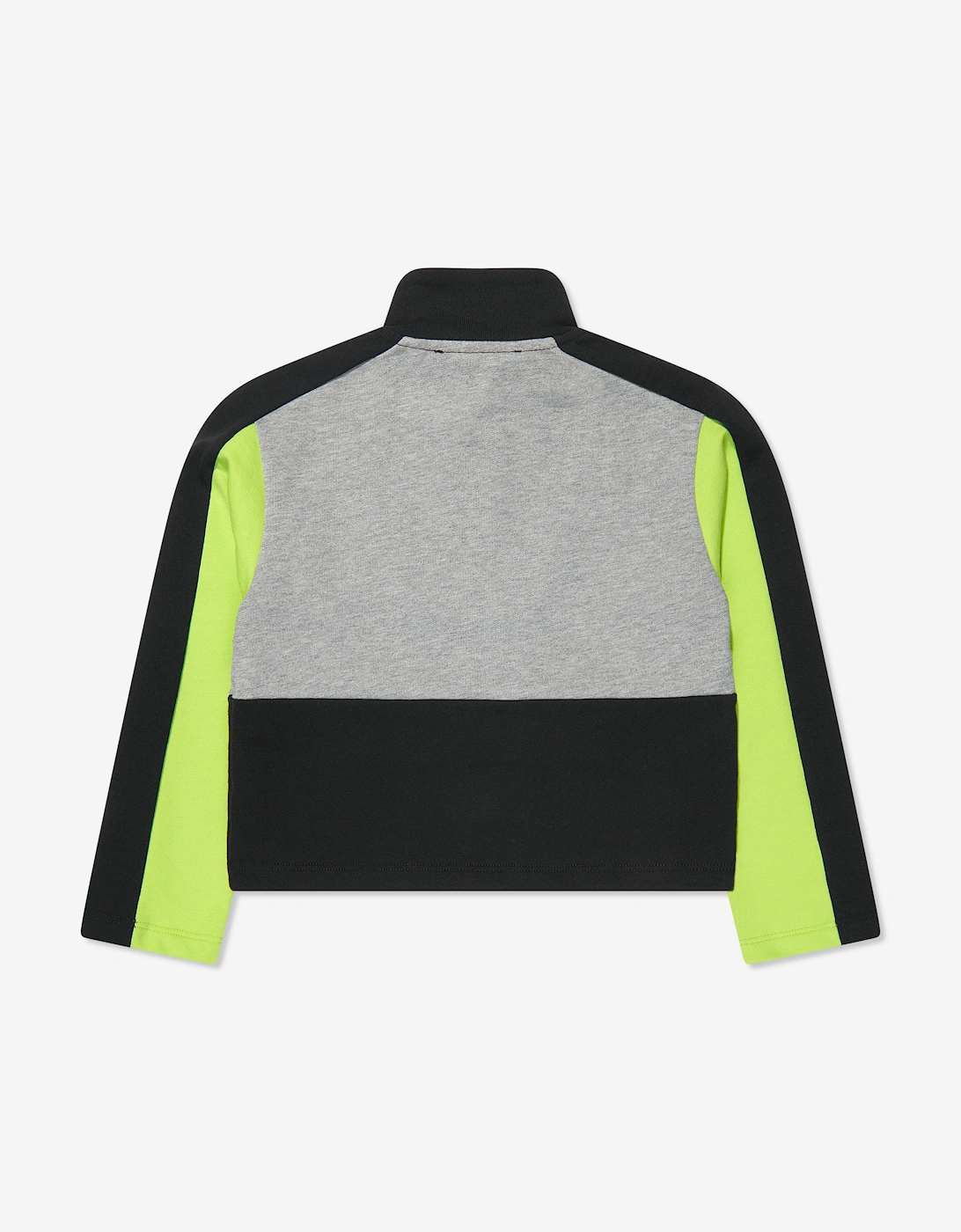 Boys Half Zip Sweatshirt in Grey