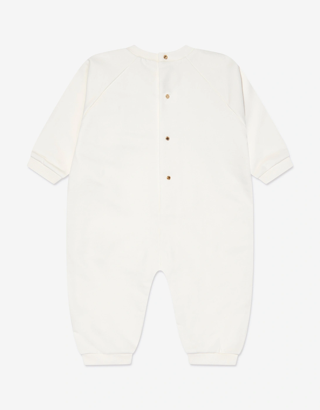 Baby Medusa Logo Romper in White