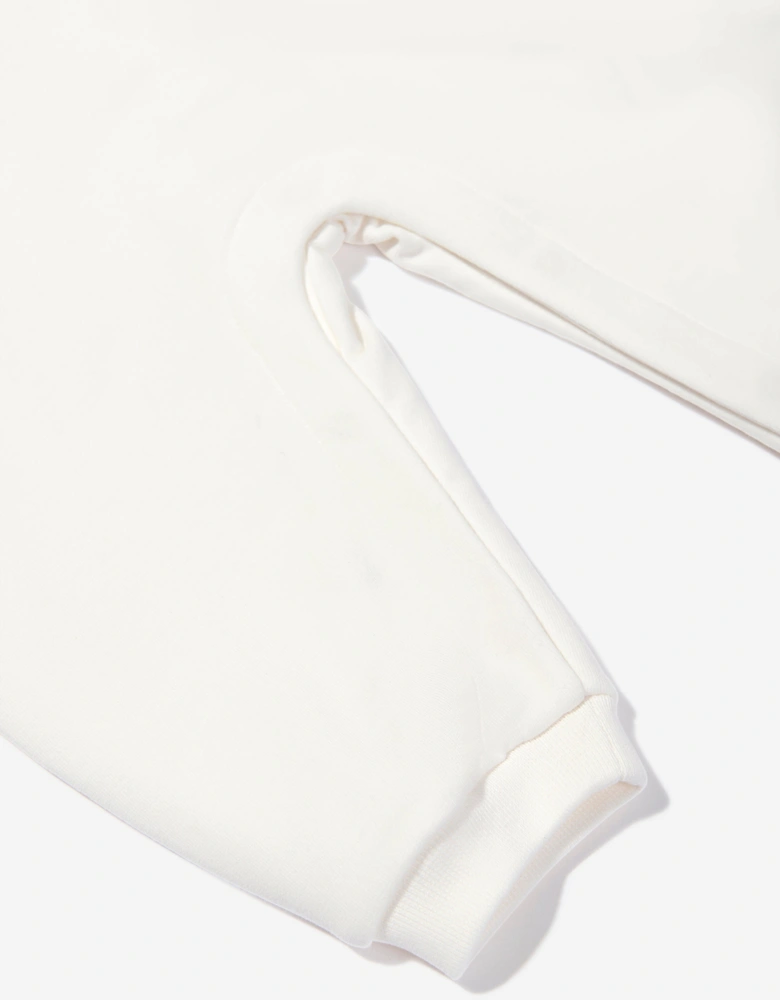 Baby Medusa Logo Romper in White