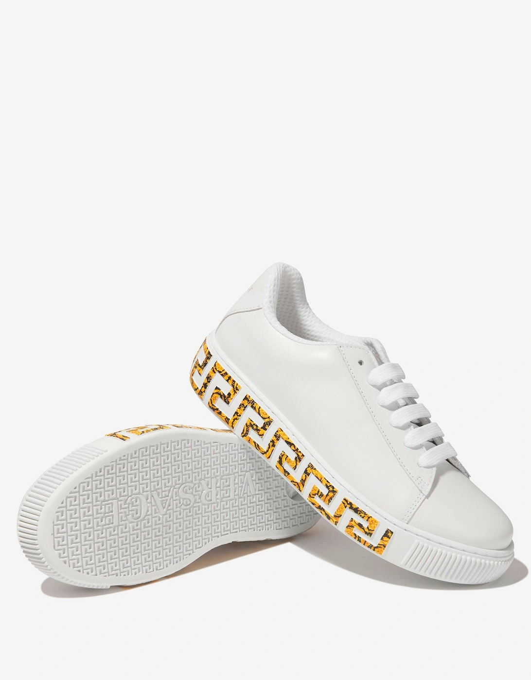 Kids Leather La Greca Trainers