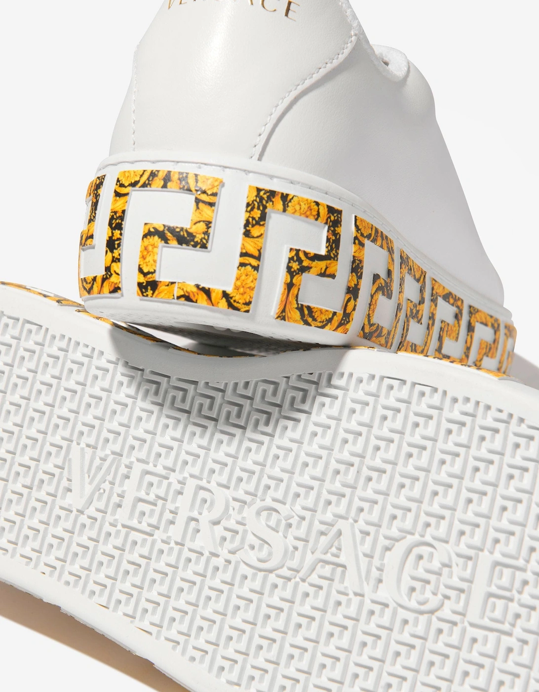 Kids Leather La Greca Trainers