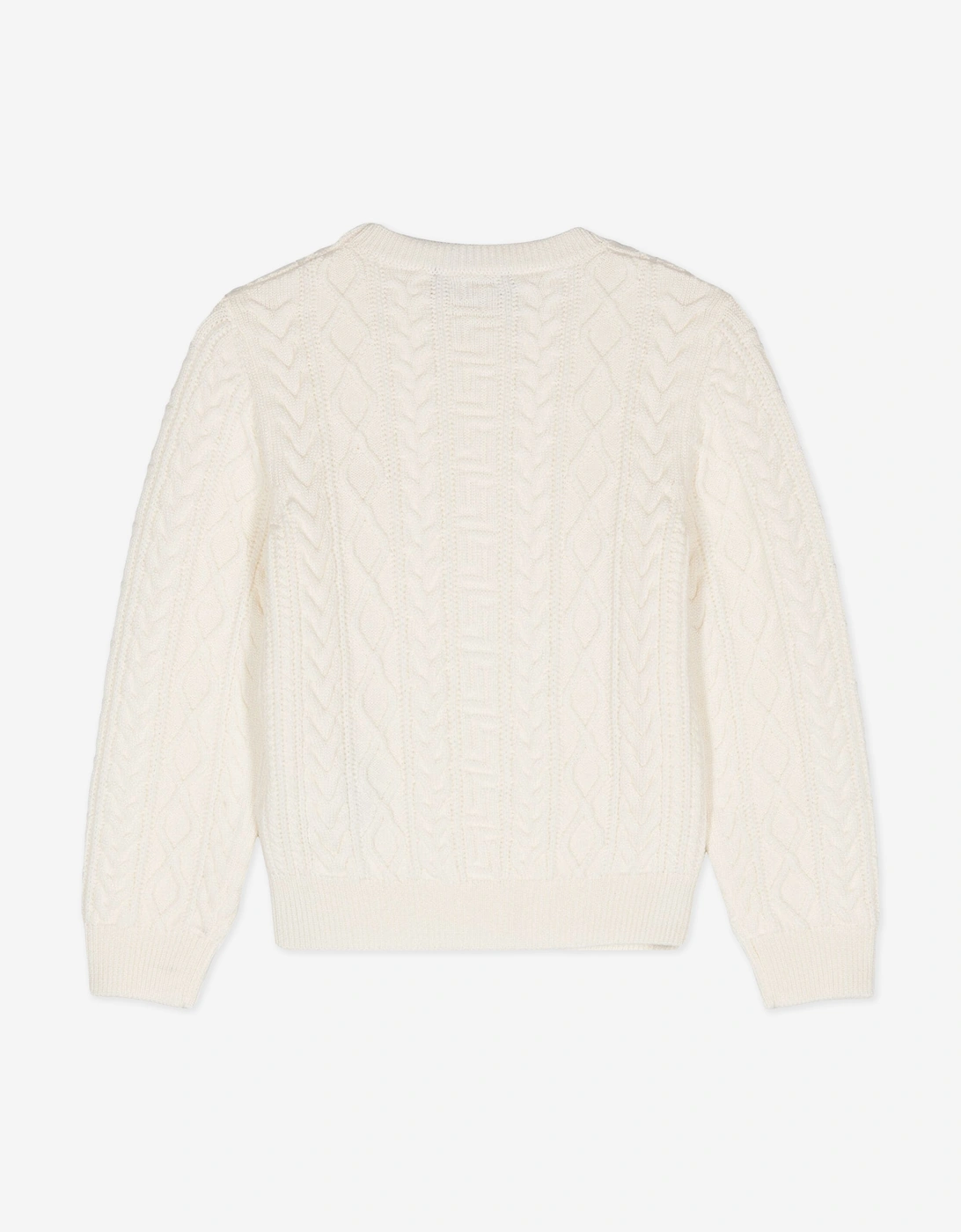 Kids Cable Knit Jumper in Ivory