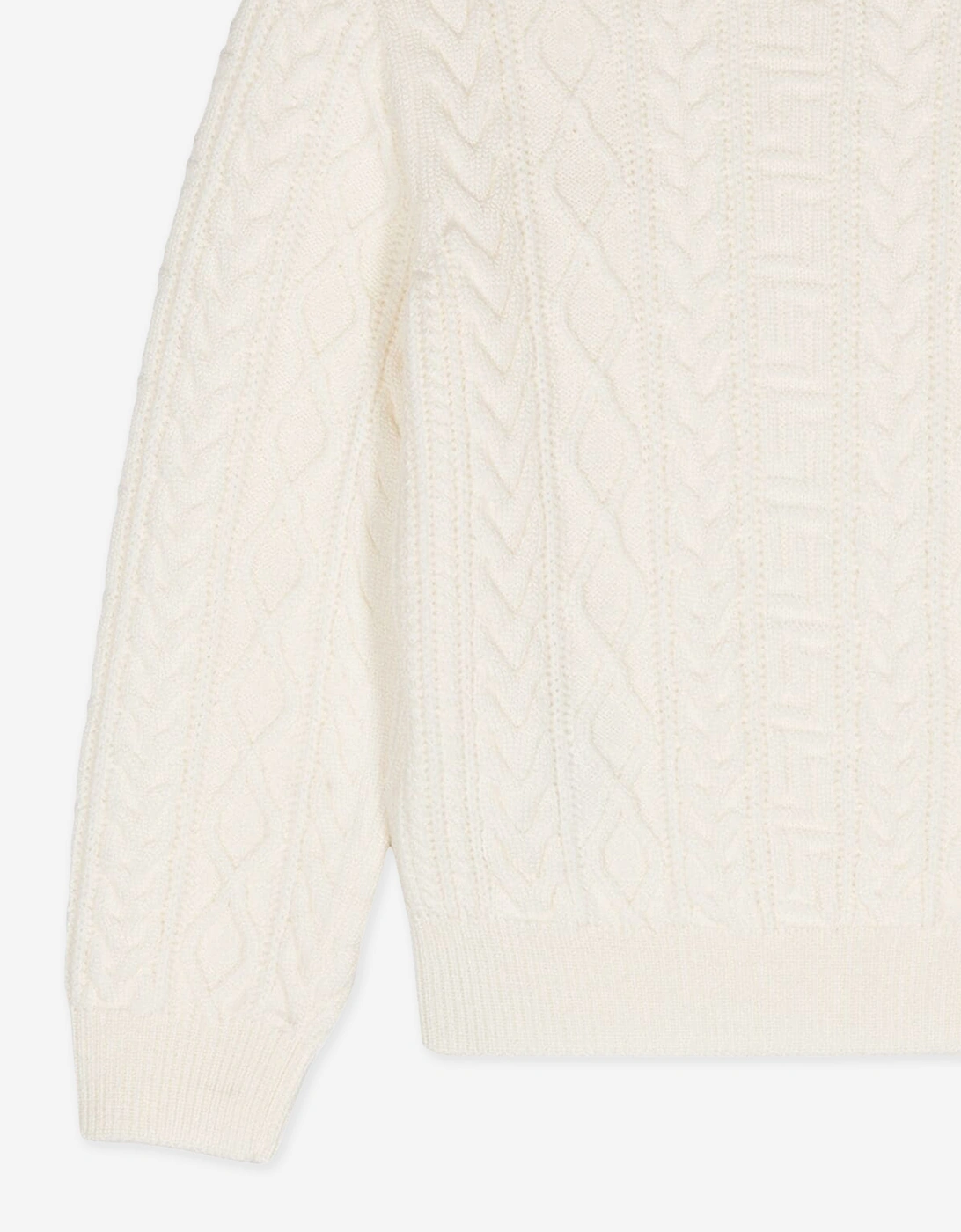 Kids Cable Knit Jumper in Ivory