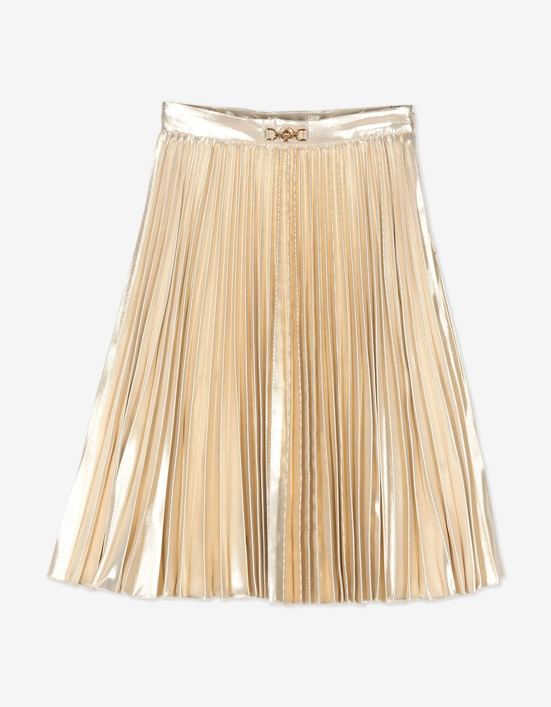 Girls Pleated Skirt in Gold, 5 of 4
