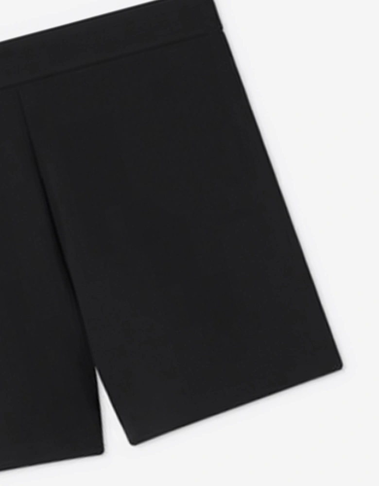 Girls Stretch Cady Shorts in Black