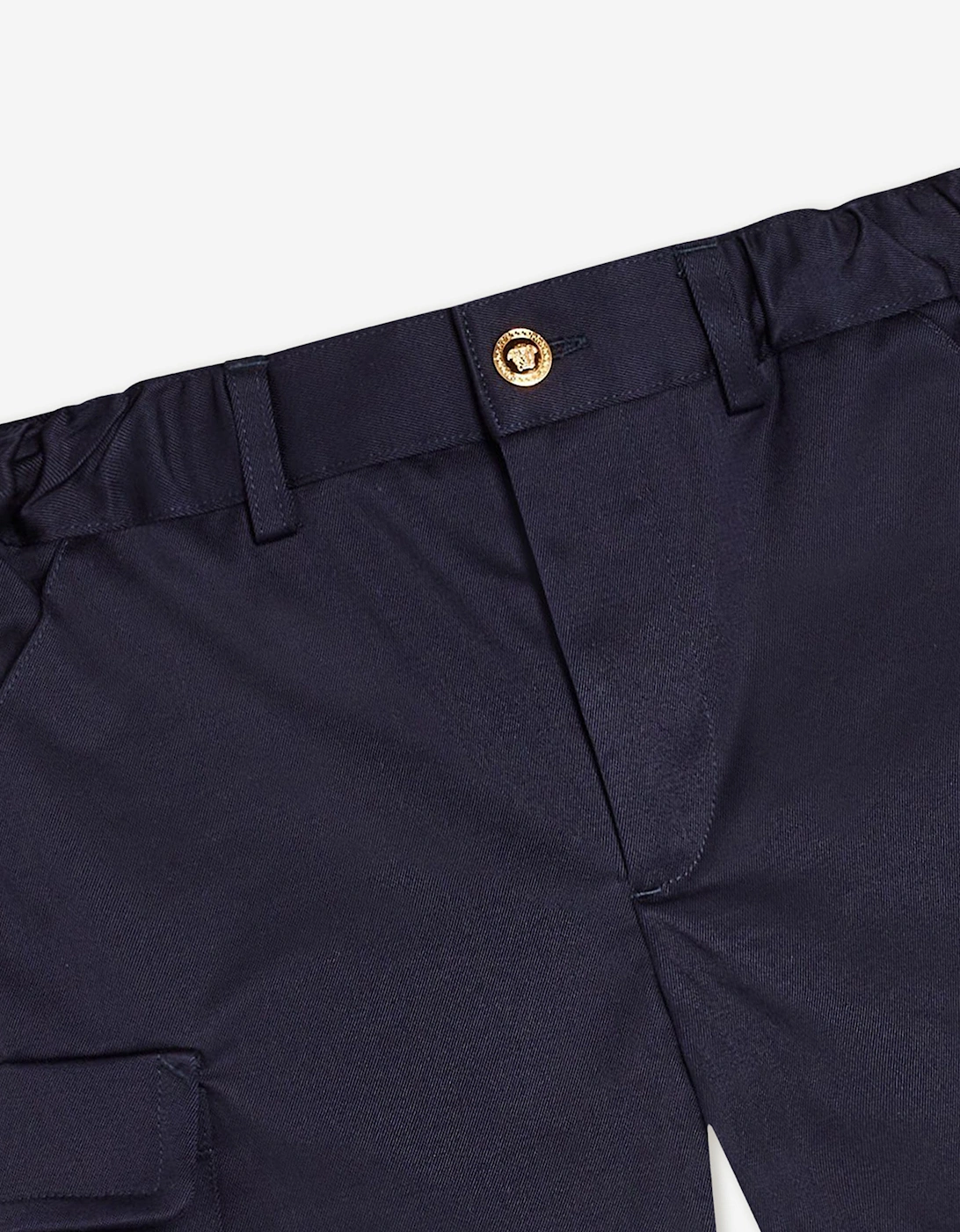Boys Logo Cargo Shorts in Blue