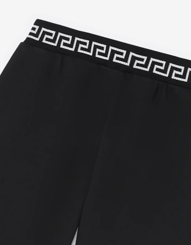 Boys Medusa Logo Shorts in Black