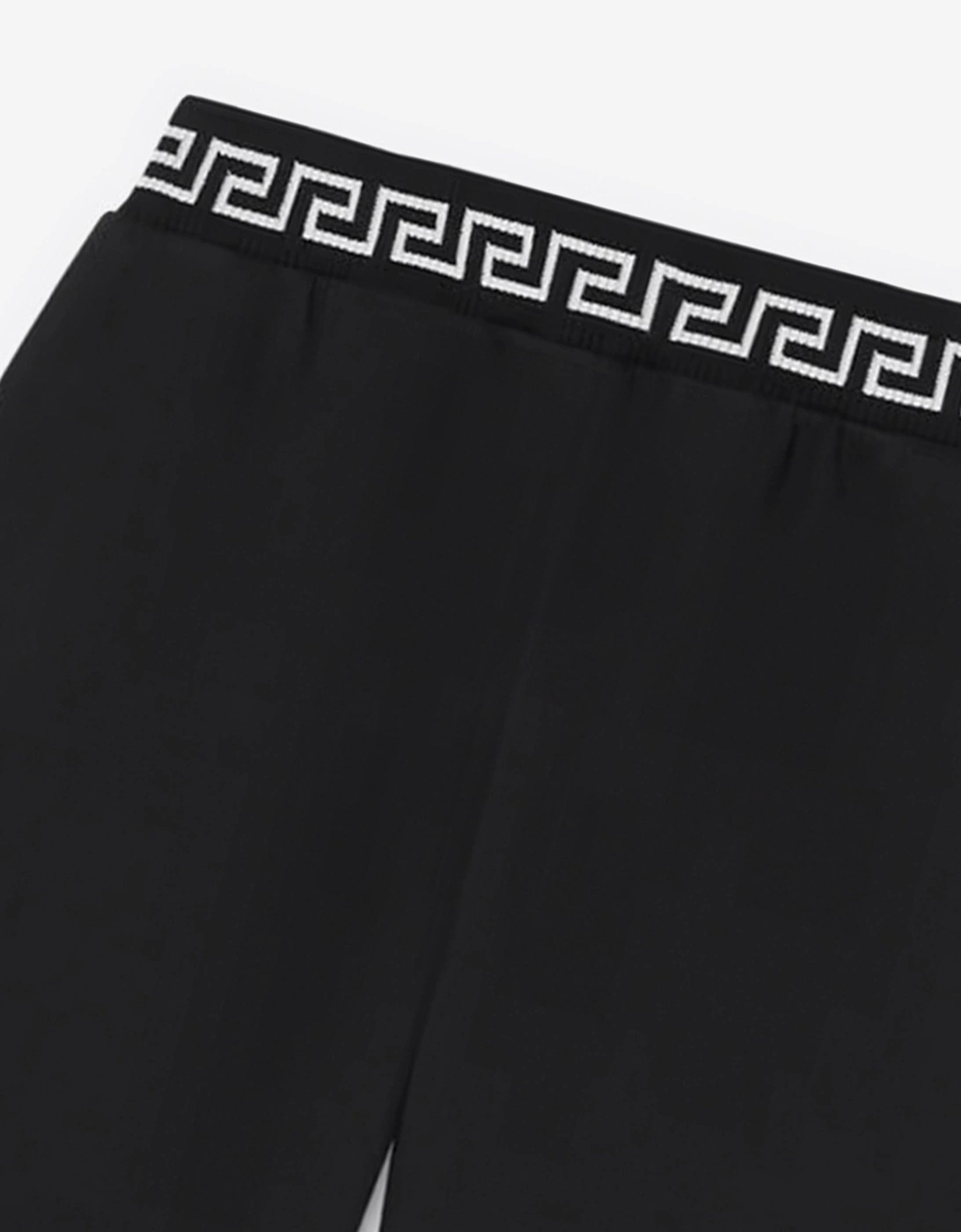 Boys Medusa Logo Shorts in Black