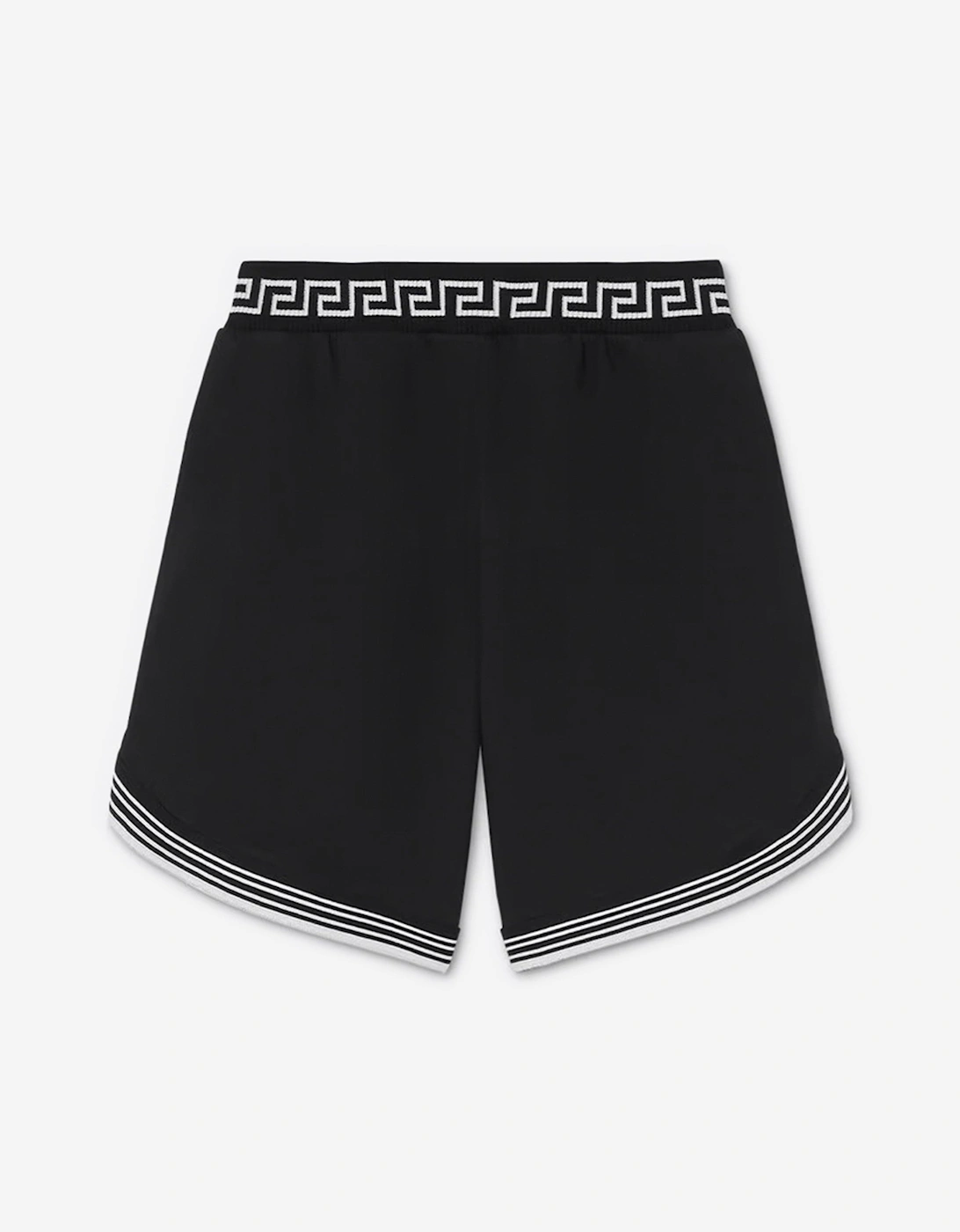 Boys Medusa Logo Shorts in Black