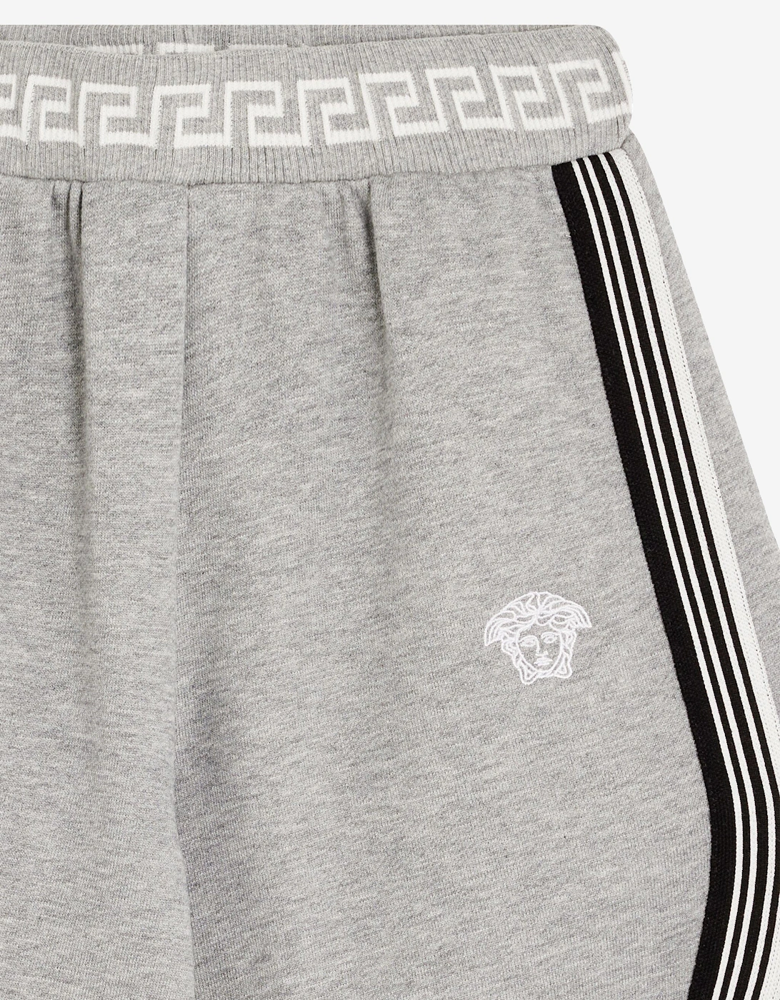 Boys Medusa Logo Shorts in Grey