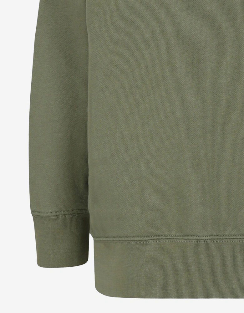 Kids Bear Crewneck Sweatshirt in Green