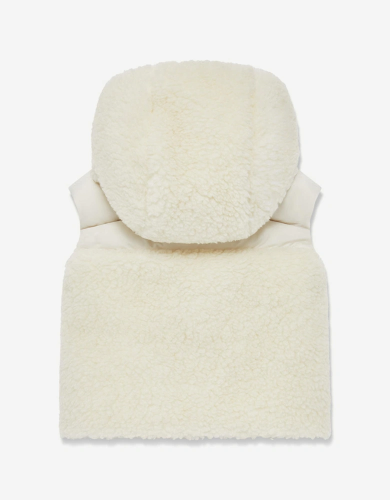 Baby Girls Down Botha Gilet in Ivory