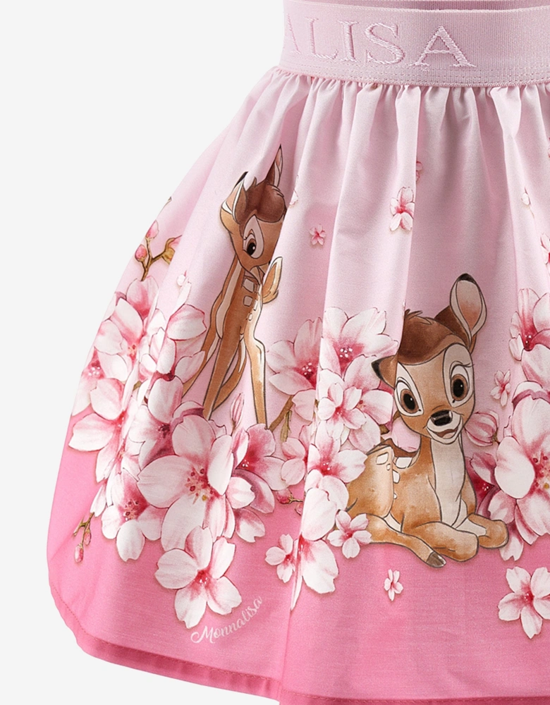 Girls Peach Blossom Bambi Skirt in Pink