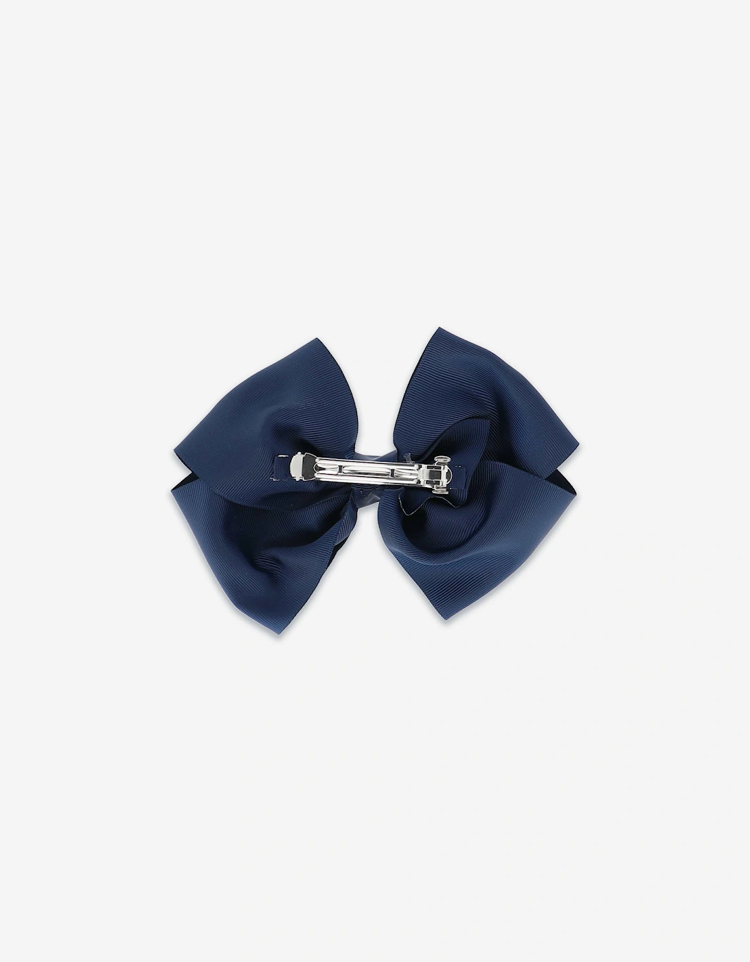 Angels Face Girls Mega Bow Hair Clip in Navy