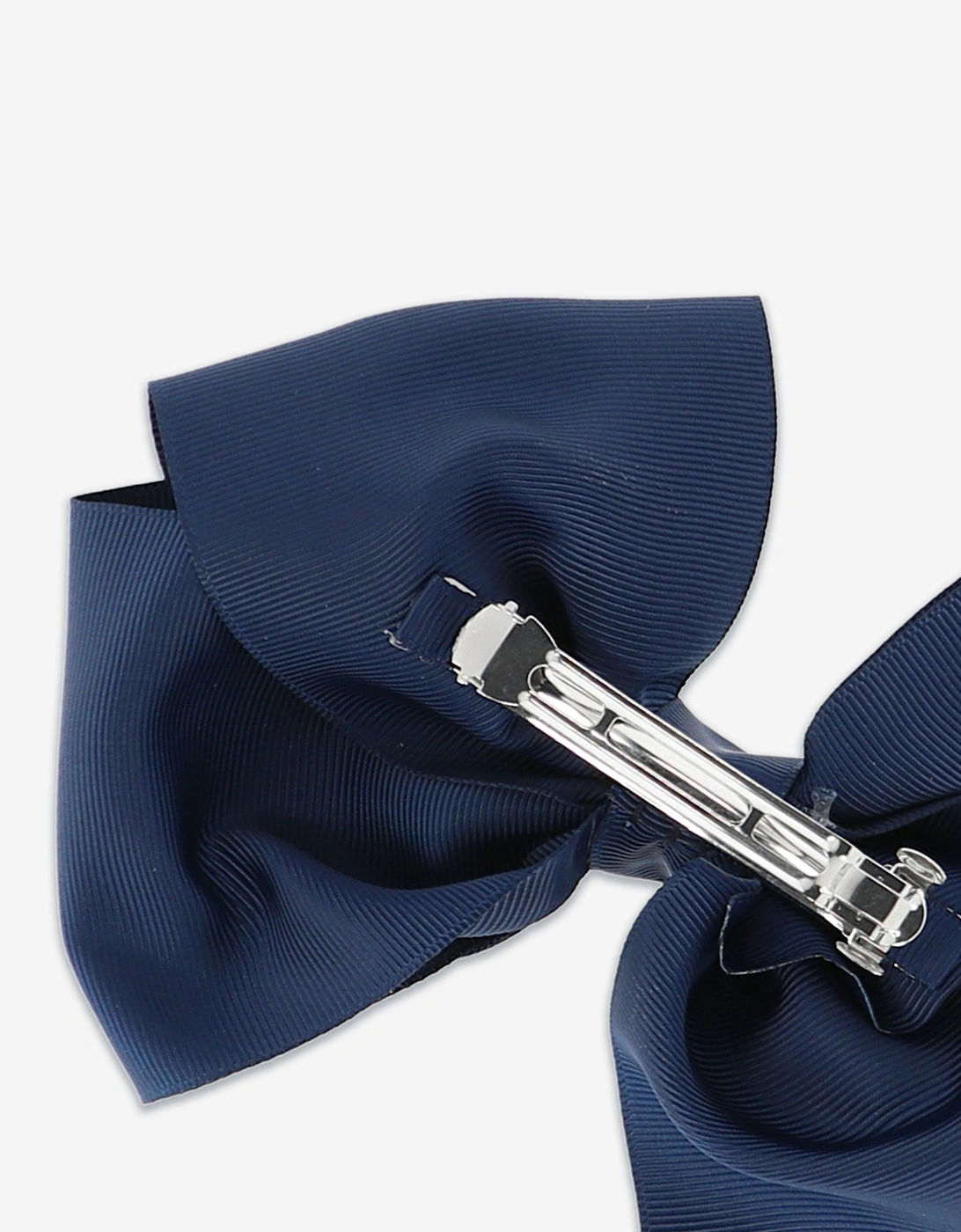Angels Face Girls Mega Bow Hair Clip in Navy