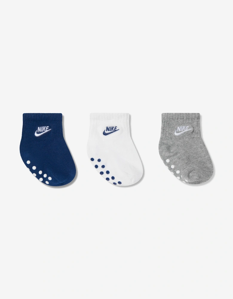 Boys Core Futura Gripper Socks Set in Multicolour
