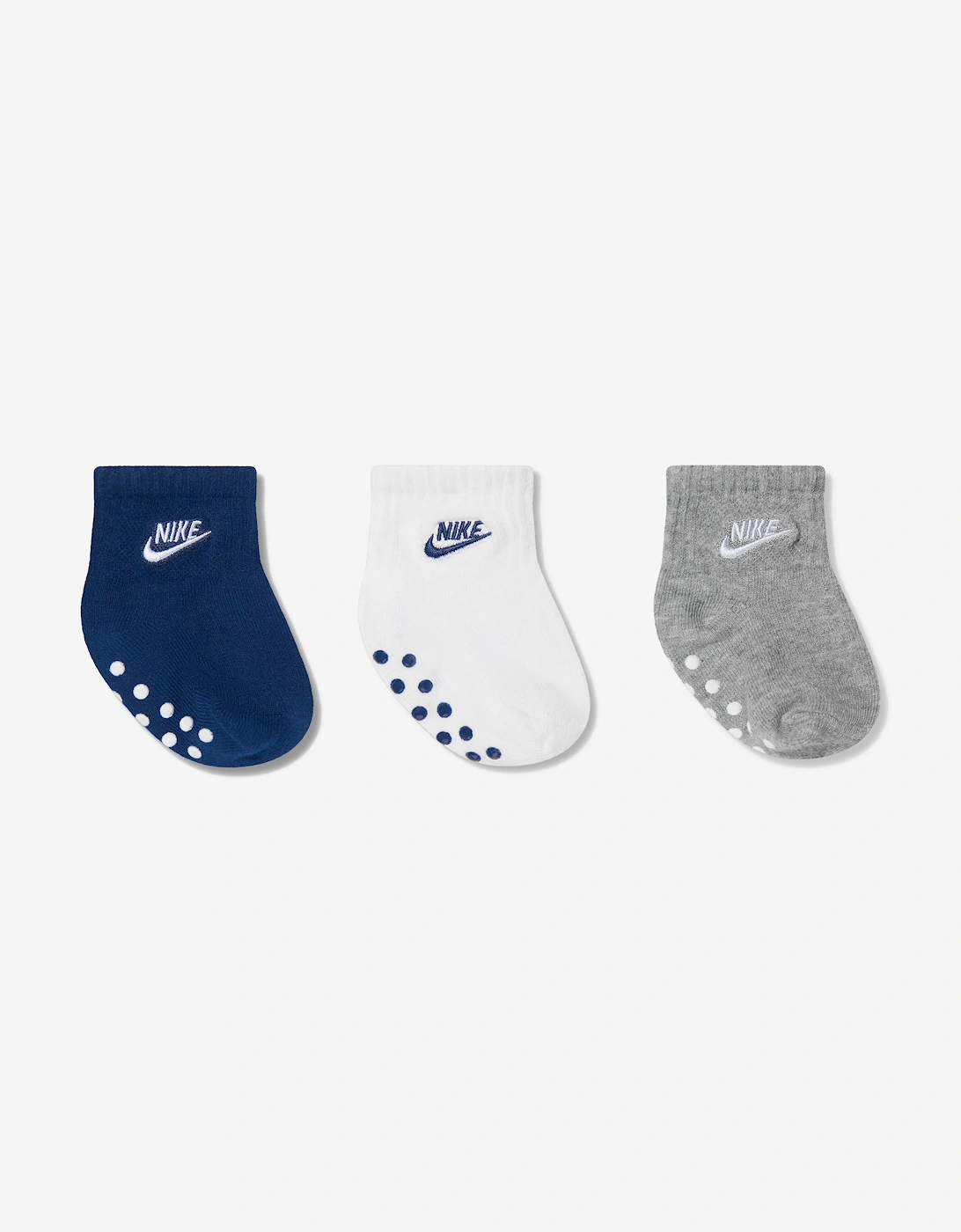 Boys Core Futura Gripper Socks Set in Multicolour, 5 of 4